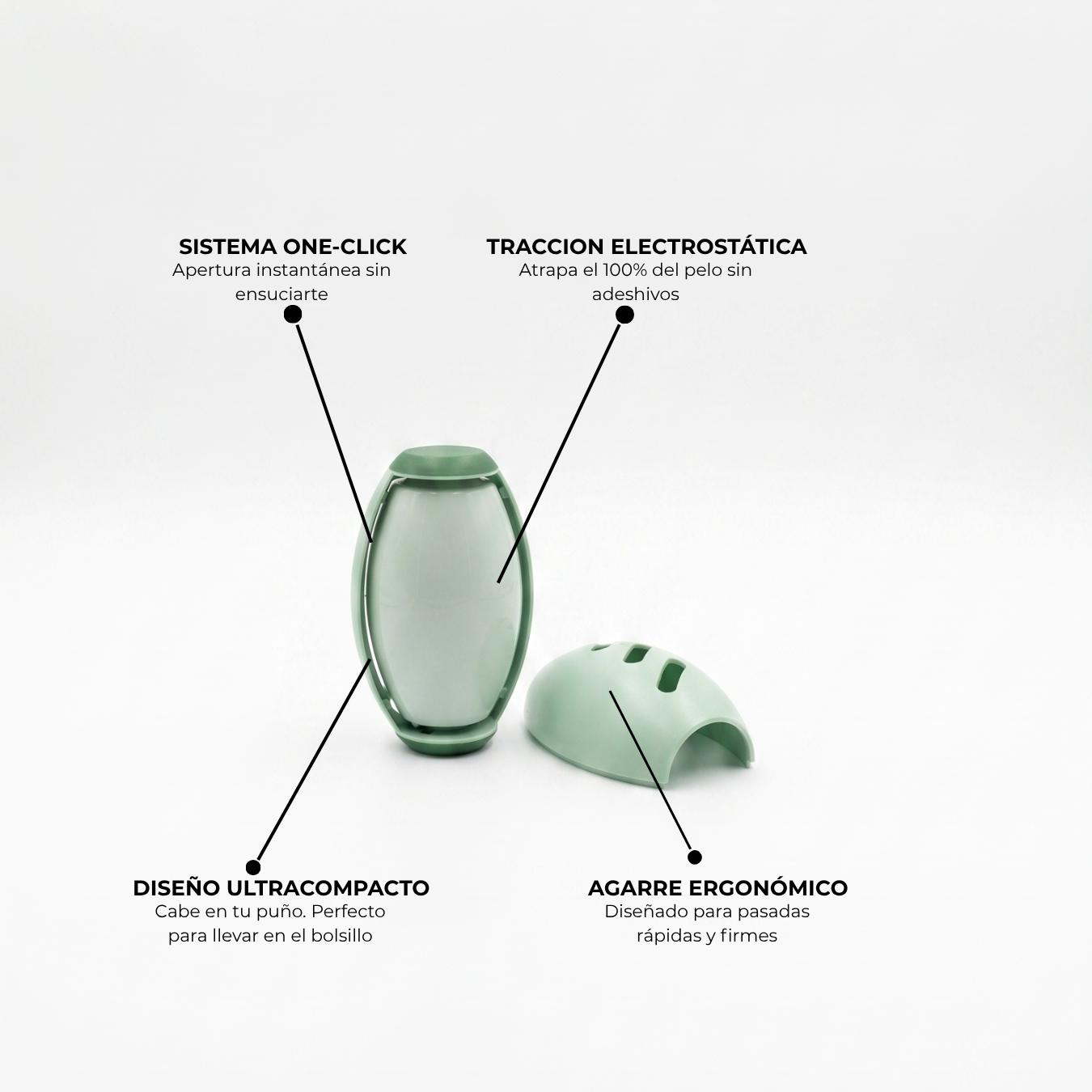 Nuxa Pure™ | Removedor de Pelo Reutilizable Infinito